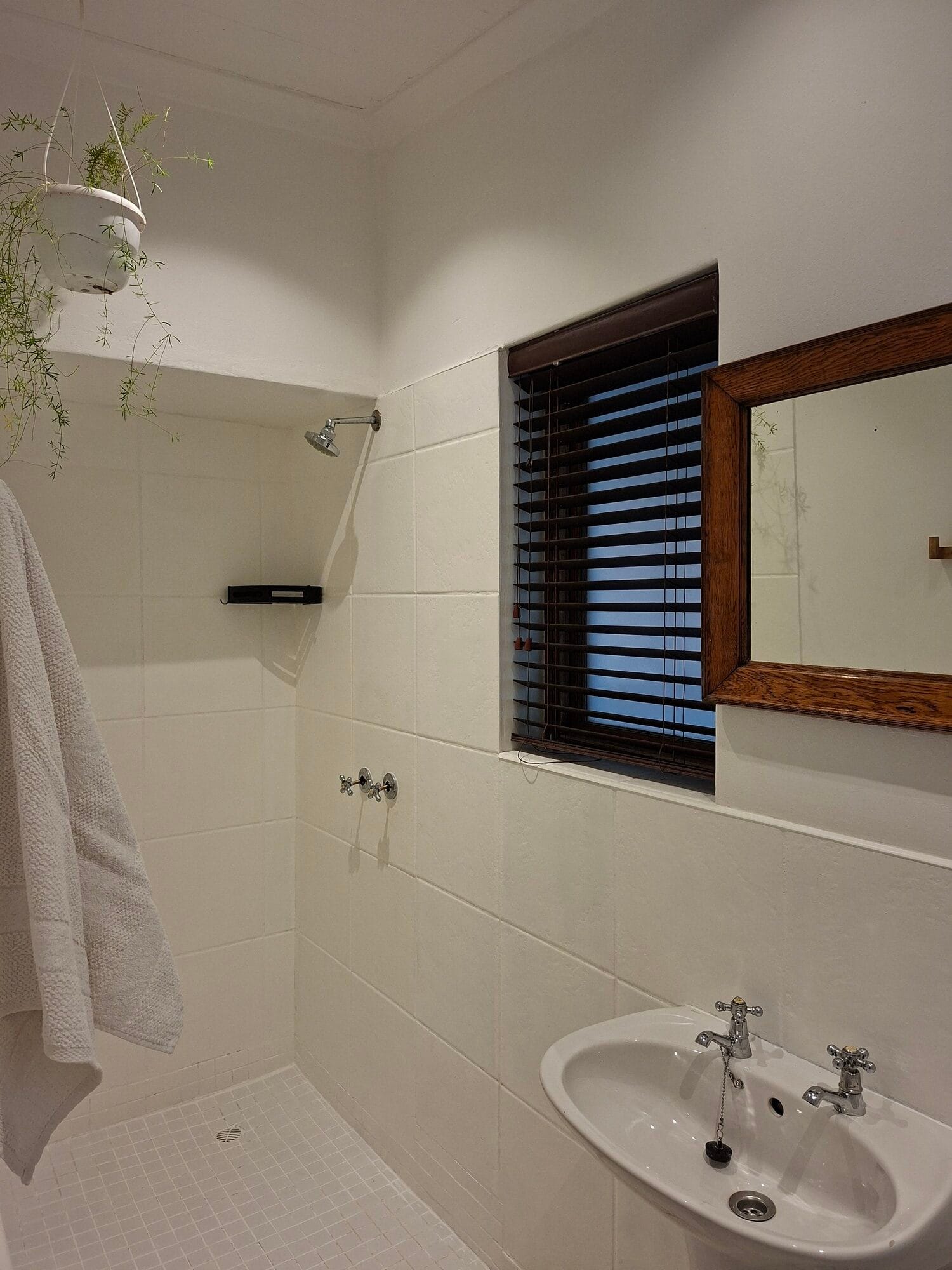 En-suite bathroom and shower