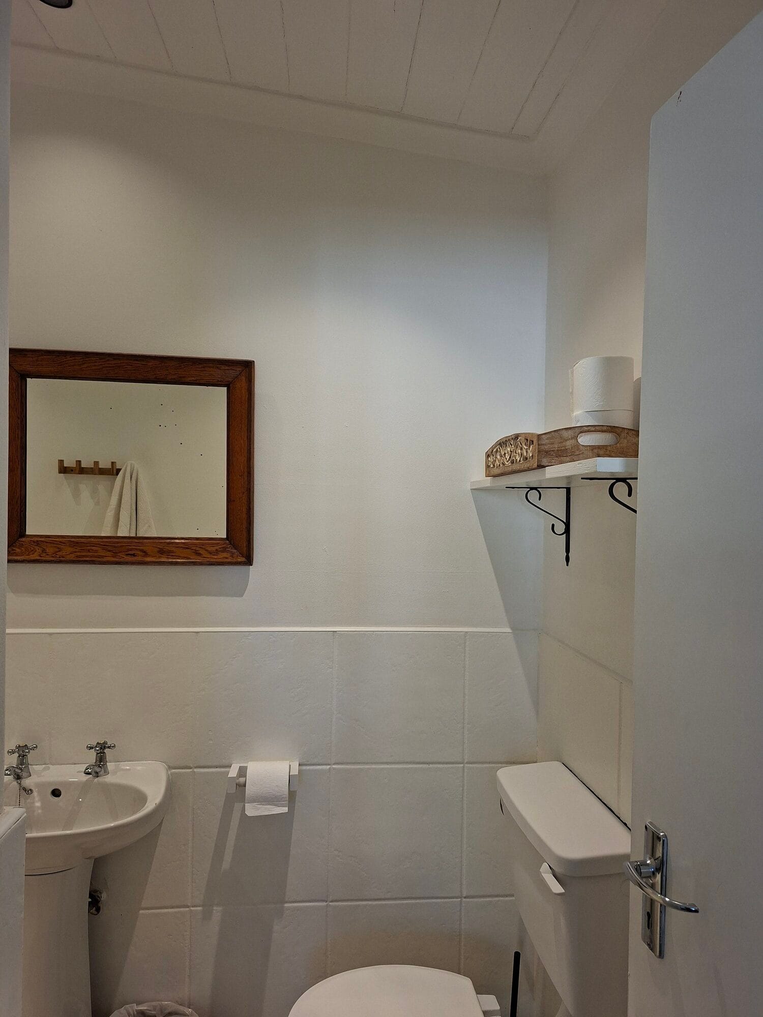 En-suite bathroom and shower