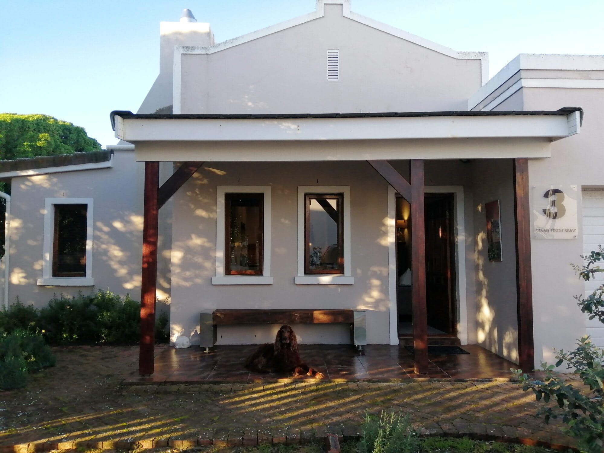 The exterior of our home in Mile 16 Beach Estate, Yzerfontein